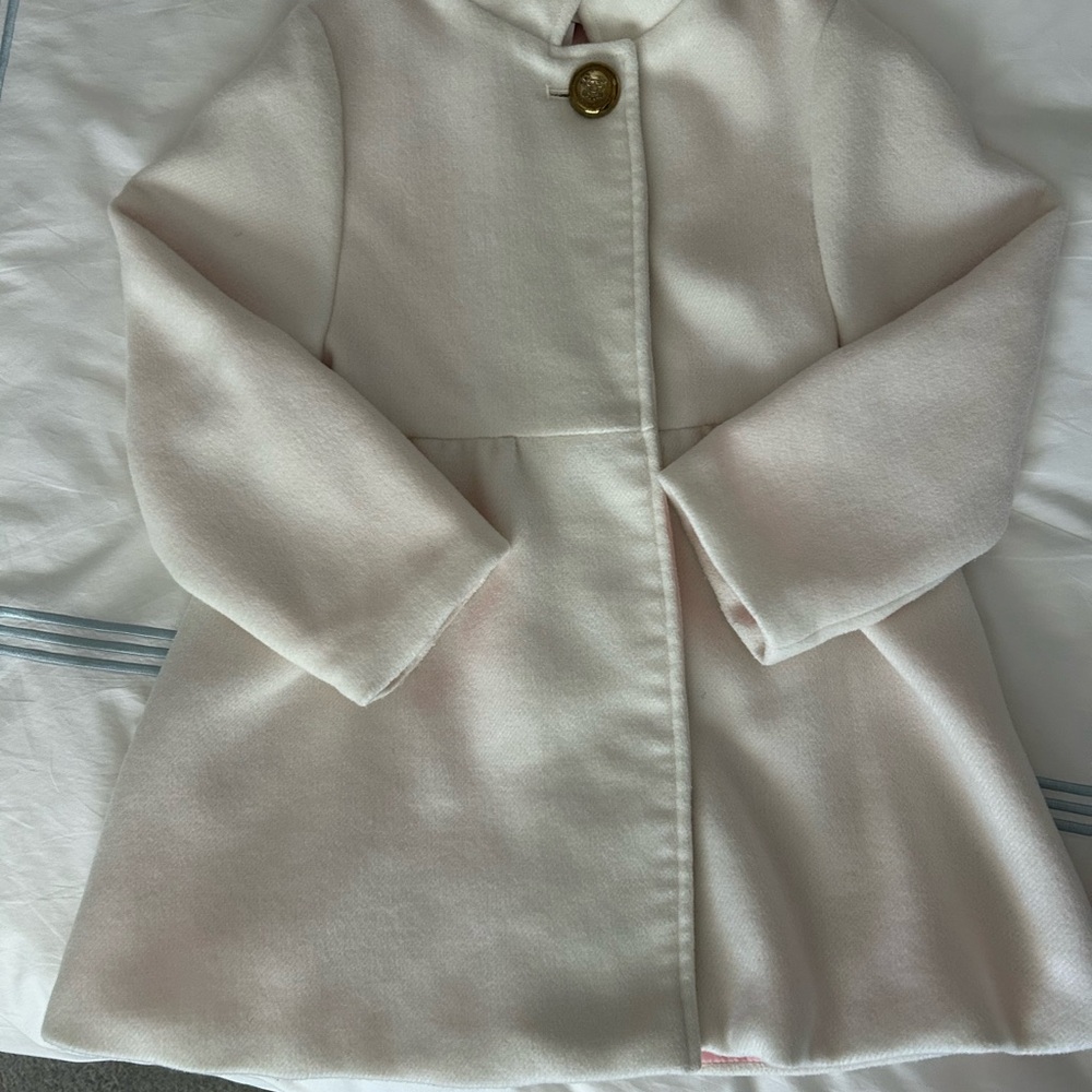 TBBC White Penelope Peacoat